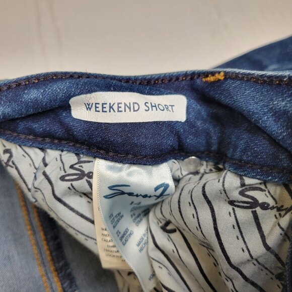 Seven7 Women's 14 Jean Shorts Weekend Short - Picture 4 of 5